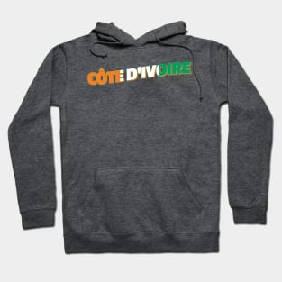 Cote D'Ivoire Vintage style retro souvenir Hoodie